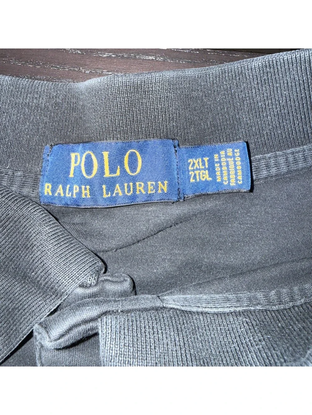 Polo Ralph Lauren Soft Polo Shirt Size 2XLT Black Short Sleeve Pony Logo Tall